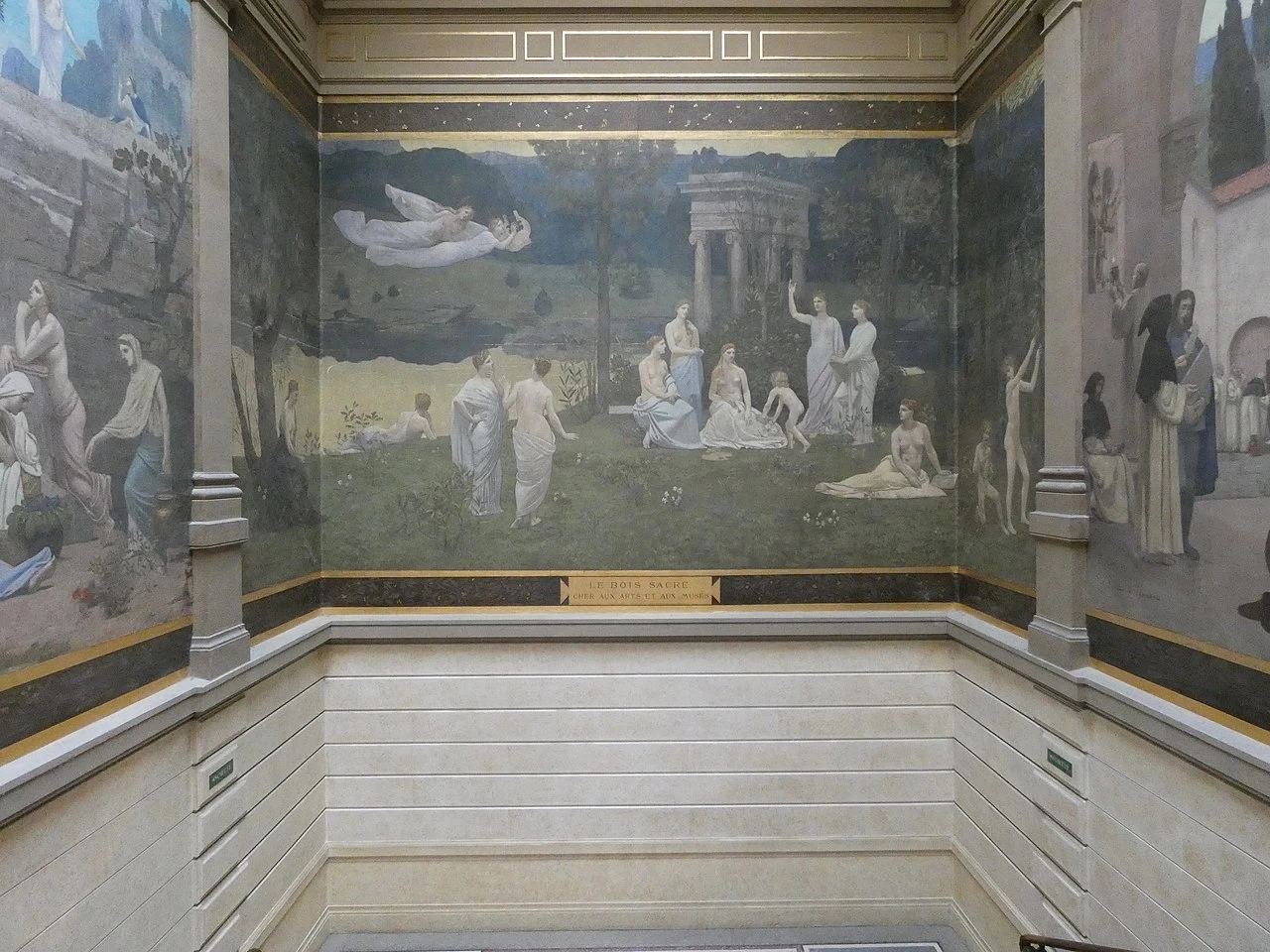 Pierre Puvis de Chavannes - Il bosco sacro caro alle arti e alle muse, Musée des Beaux, Arts, Lion